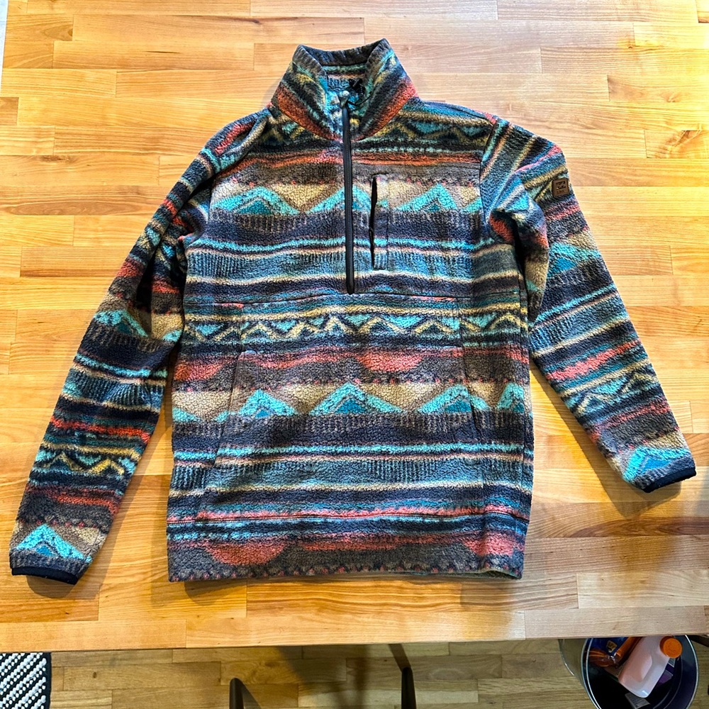 Billabong Boundary Half-Zip Mock Neck Fleece